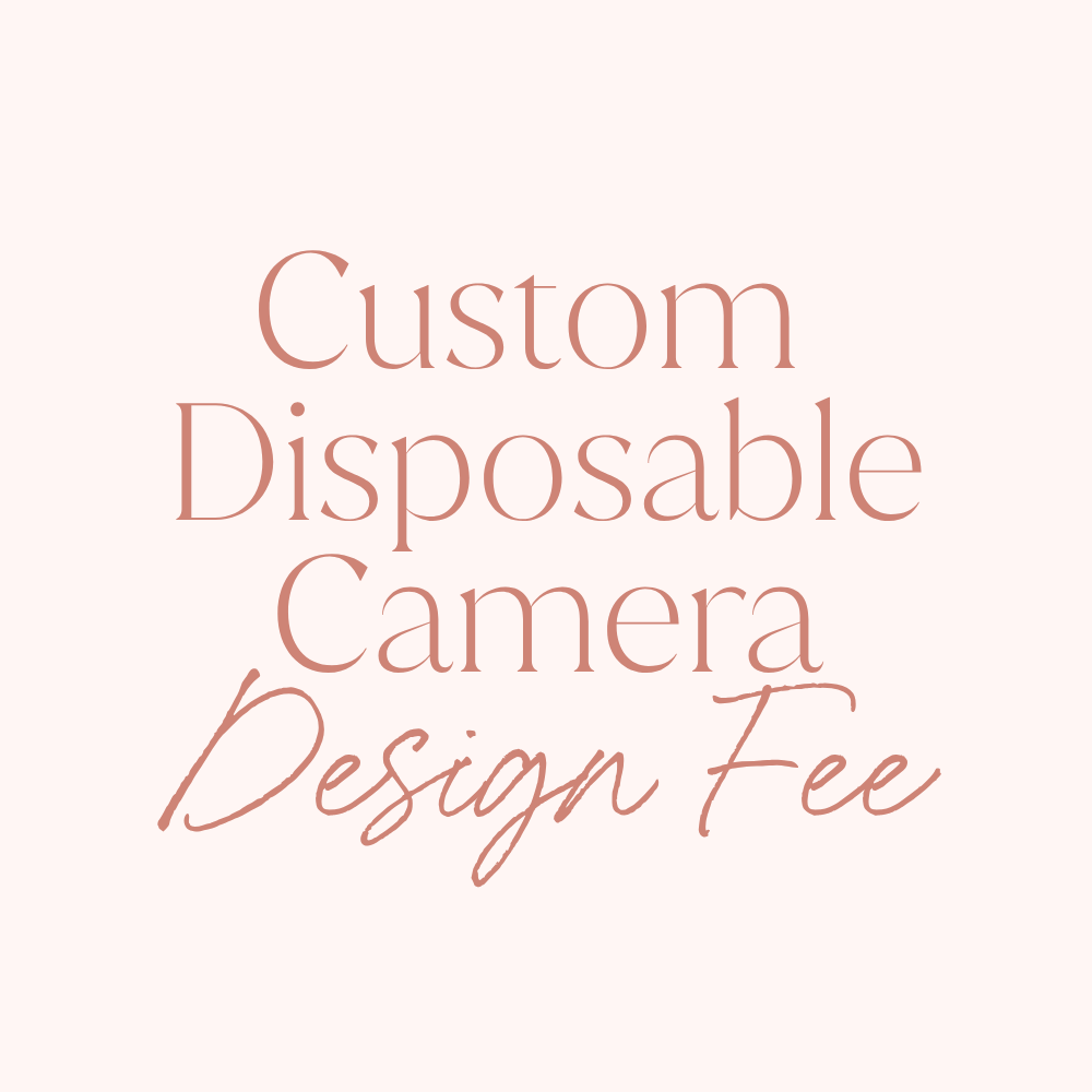 Custom Disposable Camera Design Fee
