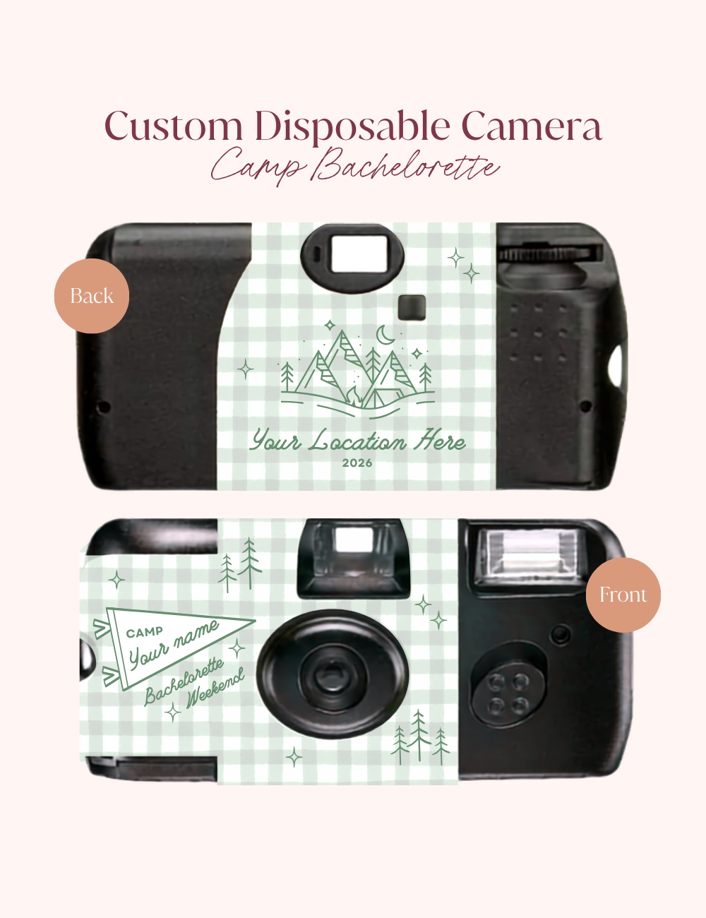 Custom Disposable Camera