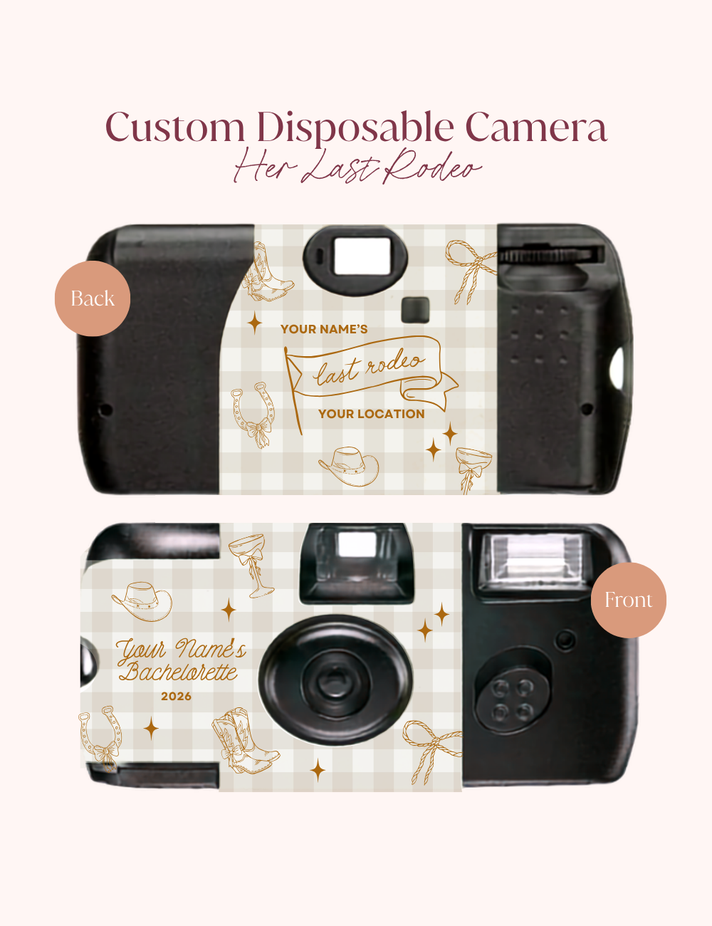 Custom Disposable Camera